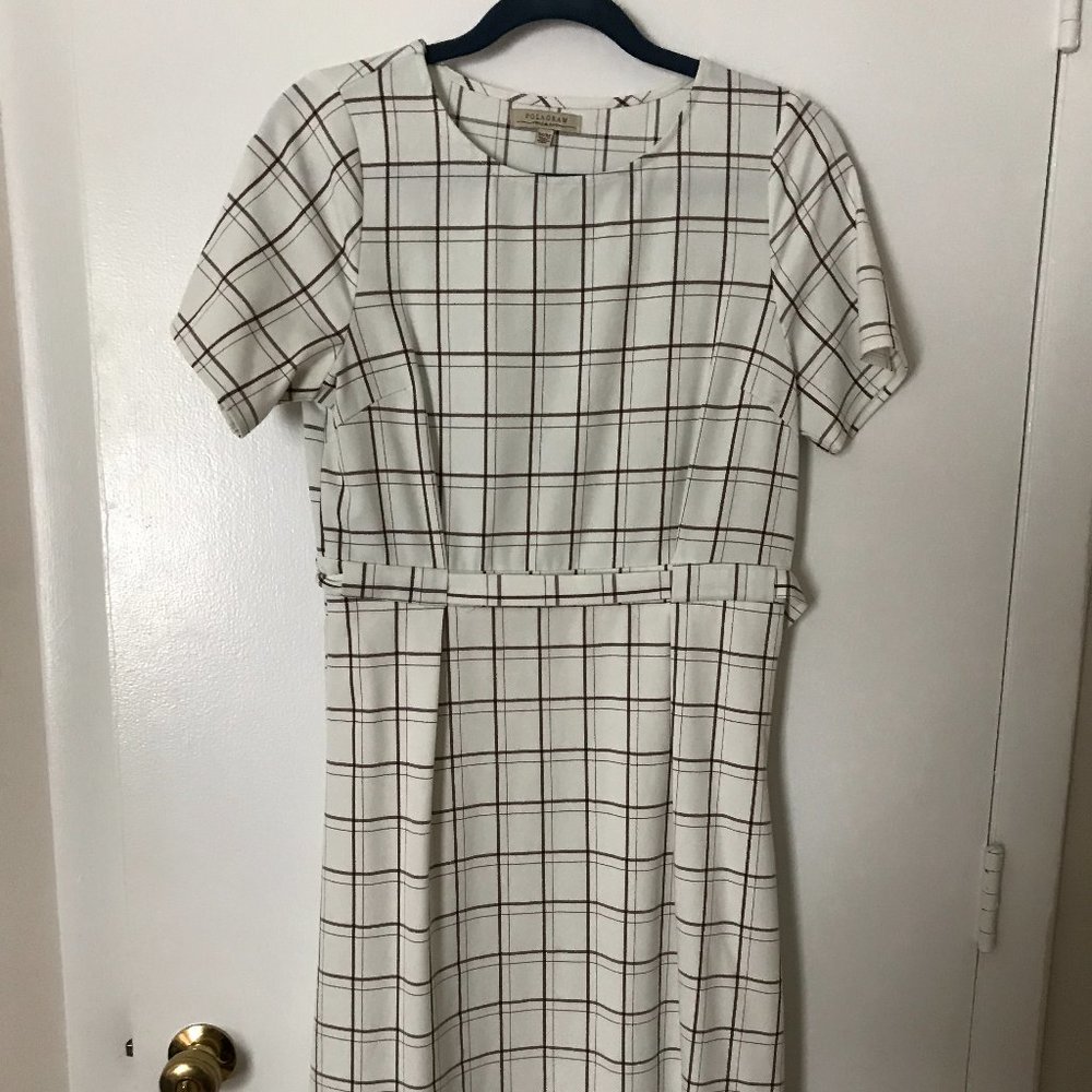 Polagram plaid dress